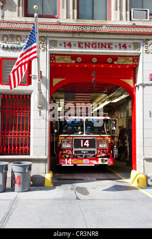 Fire Station, Manhattan, New York, America, USA Stock Photo: 139052022 ...