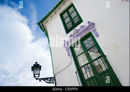 Facade in the Albaicin district, Granada, Andalucia, Spain, Europe Stock Photo