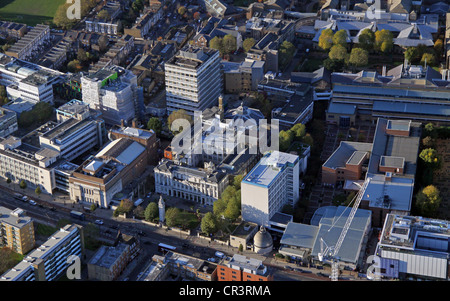 aerial view of Queen Mary University of London, Mile End Campus Stock Photo