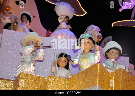 Enchanting ride through Disneyland's 'It's a Small World' attraction, Anaheim, California Stock Photo