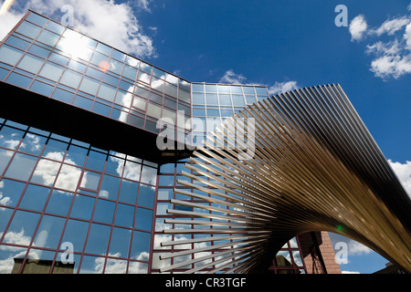 Metal sculpture of the DZ Bank, Frankfurt am Main, Hesse, Germany Stock Photo: 72505835 - Alamy
