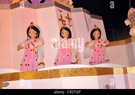 Enchanting ride through Disneyland's 'It's a Small World' attraction, Anaheim, California Stock Photo