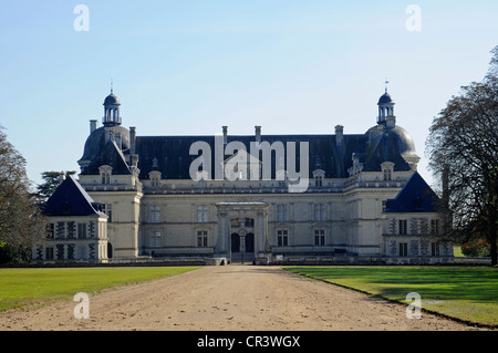 Chateau de Serrant Castle, Saint-Georges-sur-Loire, Angers, department of Maine-et-Loire, Pays de la Loire, France, Europe Stock Photo