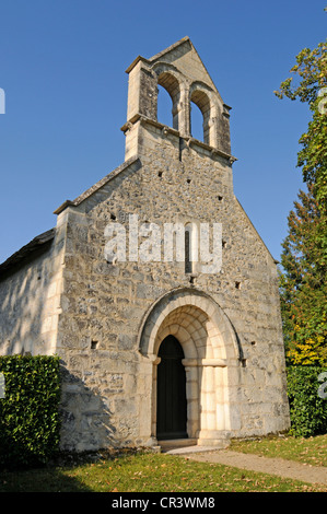 Abbaye de Fontgombault abbey, monastery, chapel, church, Indre-et-Loire, Centre region, France, Europe, PublicGround Stock Photo