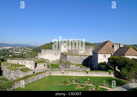 La Citadelle, Citadel, fortifications of Vauban, UNESCO World Heritage Site, Besancon, department of Doubs, Franche-Comte Stock Photo