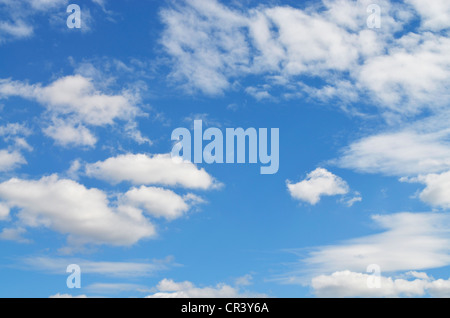 Picture of clouds on a sunny day Stock Photo