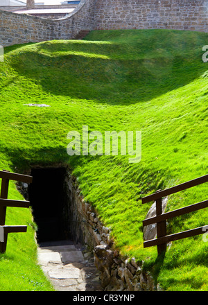 The Burghead Well, Burghead, Moray, Scotland  is within the area of the old Burghead promontory Pictish Fort Stock Photo
