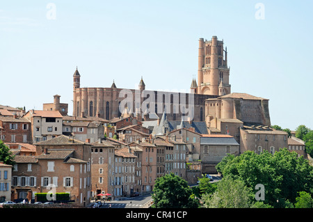 Cathédrale Sainte-Cécile d'Albi or Albi Cathedral, Albi, Departement Tarn, Midi-Pyrenees, France, Europe Stock Photo