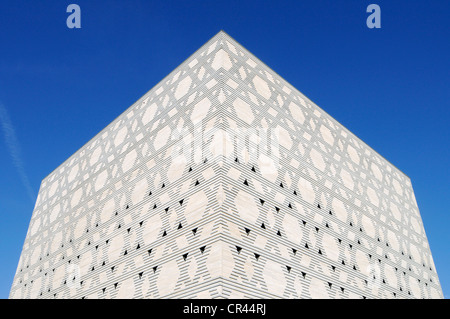 Stars of David, facade of the New Synagogue, Bochum, Ruhrgebiet area, North Rhine-Westphalia, Germany, Europe Stock Photo