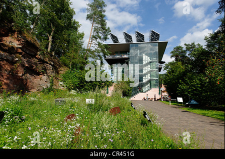 Biosphere house in Fischbach bei Dahn, Palatinate Forest Nature Reserve, Rhineland-Palatinate, Germany, Europe Stock Photo