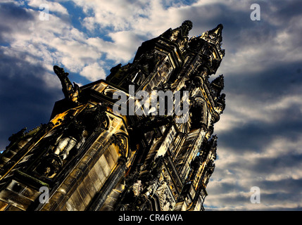 Burns Memorial, Edinburgh. Stock Photo