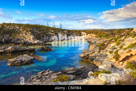 Little Parakeet Bay, Geordie Bay on Rottnest Island Stock Photo