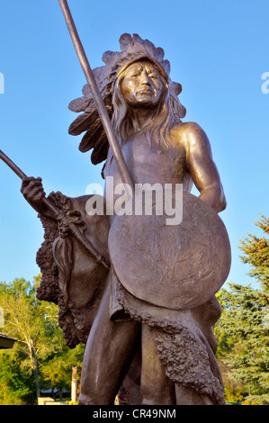 Washakie Chief Shoshone Cody Wyoming WY Buffalo Bill Wild West Historical Center Yellowstone National Park Stock Photo