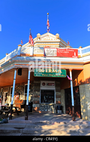 Irma Hotel Restaurant Cody Wyoming WY Buffalo Bill Wild West Historic Yellowstone National Park Stock Photo