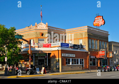 Irma Hotel Restaurant Cody Wyoming WY Buffalo Bill Wild West Historic Yellowstone National Park Stock Photo