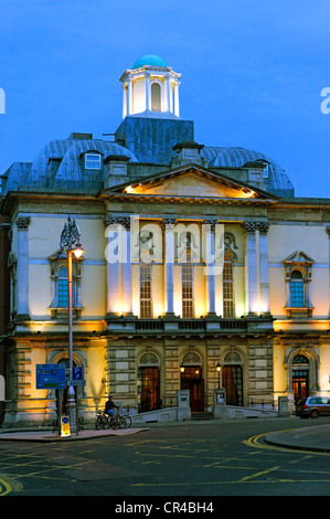 Davenport Hotel in Merrion Square at dusk, Dublin, Republic of Ireland, Europe Stock Photo