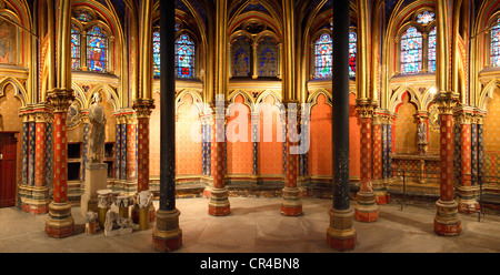 France, Paris, the Sainte Chapelle (the Holy Chapel) Stock Photo