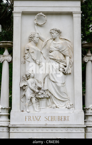 Grave of Franz Schubert, Wiener Zentralfriedhof, Vienna's central cemetery, honorary grave, Vienna, Austria, Europe Stock Photo
