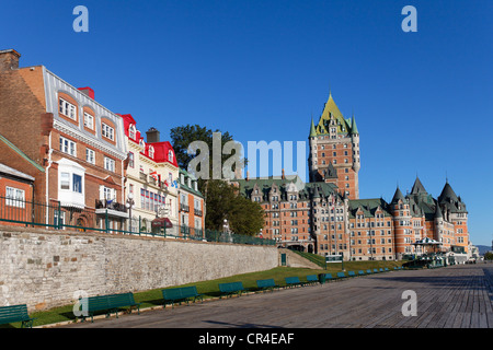 Chateau Frontenac, Quebec City, UNESCO World Heritage Site, Quebec, Canada Stock Photo