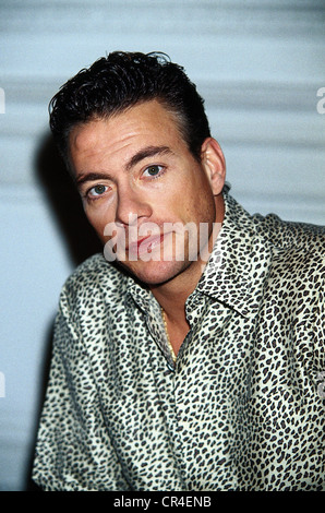 Van Damme, Jean-Claude, * 18.10.1960, Belgian actor, portrait, Hamburg, 16.11.1995, Stock Photo