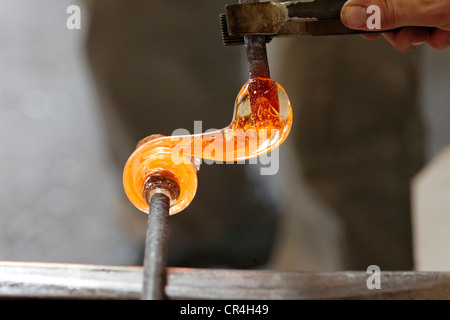 Voltolina-Murano-Lab art glass factory, Murano, Venice, Venetia, Italy, Europe Stock Photo