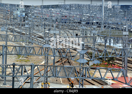 railroad railway Busan South Korea Stock Photo