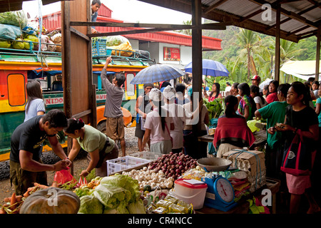 the small market in El Nido, Palawan, Philippines, Asia Stock Photo