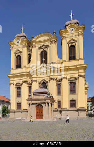 Roman Catholic Cathedral of Timisoara, Timisoara, Banat, Romania, Europe Stock Photo