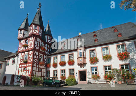 Broemser manor, Ruedesheim, Rheingau, Hesse, Germany, Europe Stock Photo