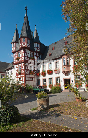 Broemserhof manor, Ruedesheim, Rheingau, Hesse, Germany, Europe Stock Photo