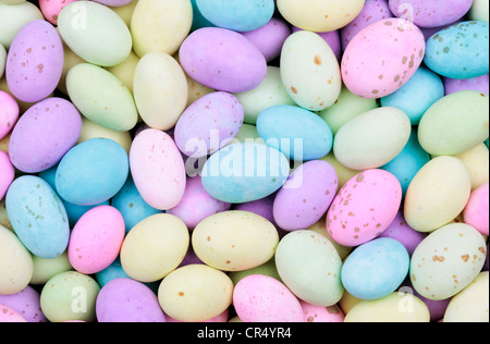 Mini Speckled Easter Eggs Stock Photo