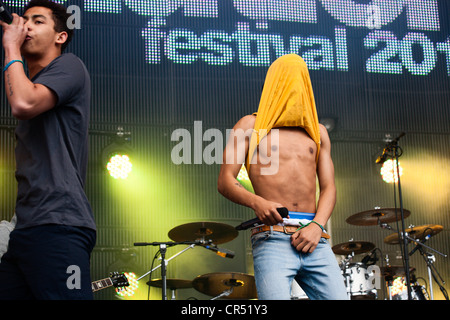 Rizzle Kicks at Evolution Festival 2012 at Spillers Wharf in Newcastle upon Tyne 4 June 2012 Stock Photo