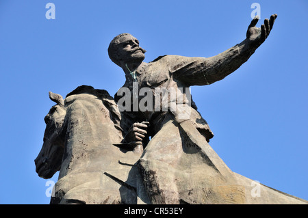 Equestrian revolution monument to Antonio Maceo Grajales, most important military leader of the Cuban guerrilla war against the Stock Photo