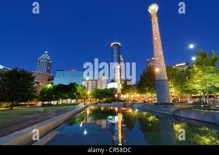 Centennial Olympic Park in Atlanta, Georgia. Stock Photo