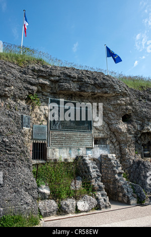 The entrance to Fort Douaumont, Verdun Lorraine France Stock Photo