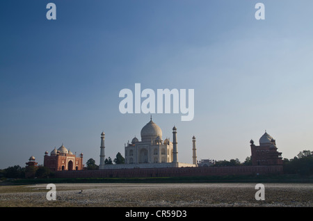 Taj Mahal, UNESCO World Heritage, Agra, Uttar Pradesh, India, Asia Stock Photo