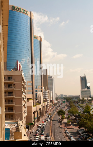Elk206-2056v United Arab Emirates, Dubai, Deira skyline Stock Photo