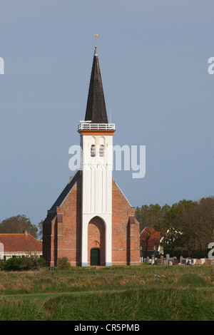 Church, Den Hoorn, Texel, The Netherlands, Europe Stock Photo