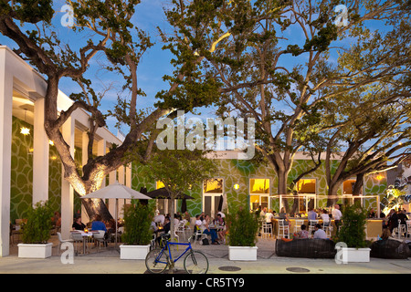 United States, Florida, Miami, Design District, Italian restaurant Mai Tardi Stock Photo