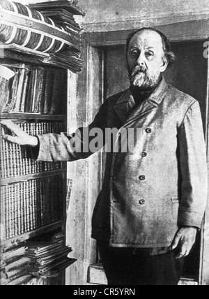 Tsiolkovskii, Konstantin Eduardovich, 17.9.1857 - 19.9.1935, Russian physicist, mathematician, pioneer of the astronautic theory, half length,