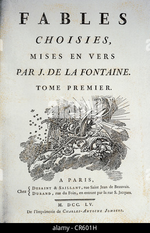 Dissertation sur la fable de la fontaine