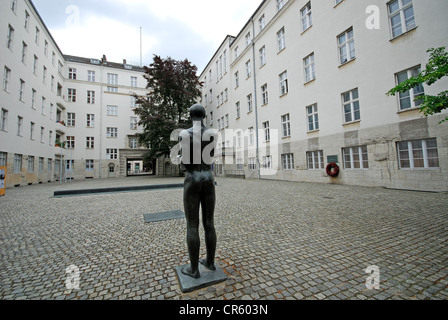 BERLIN, GERMANY. Memorial to the July 1944 plotters at the Bendlerblock on Stauffenbergstrasse. 2012. Stock Photo