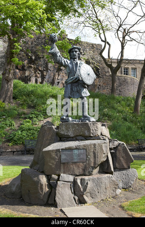 Rob Roy MacGregor statue in stirling scotland uk Stock Photo