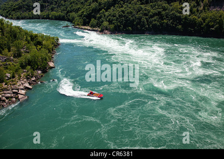 View of the wirlpools from the Spanish Cable car. Niagara Falls. Ontario.Canada. Stock Photo