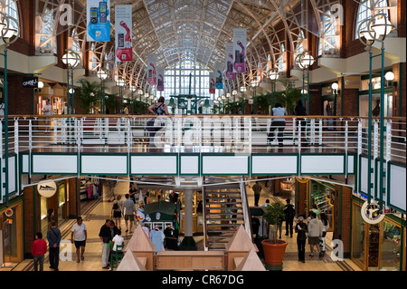 South Africa, Western Cape, Cape Town, Victoria and Alfred Waterfront, shopping mall Victoria Wharf Stock Photo