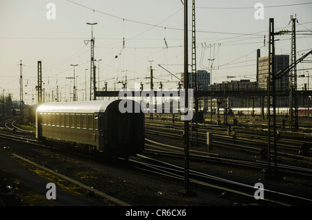 Germany, Bavaria, Munich, Wagon near main station Stock Photo