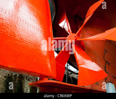 Screw propeller on the SS Great Britain built by Isambard Kingdom Brunel 1845 now a museum ship in Bristol Harbour England UK Stock Photo