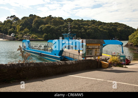 King Harry chain ferry crossing the river Fal,Cornwall, England, United Kingdom. Stock Photo