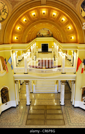 Pierre South Dakota State Capitol Building inside Stock Photo