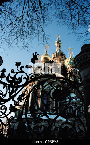 The Church of Our Saviour on the Spilled Blood, St. Petersburg, Russia by  Alfred Alexandrovich Parland, Stock Photo